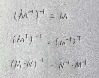 线性代数：转置矩阵（matrix transpose）和逆矩阵（matrix inverse）