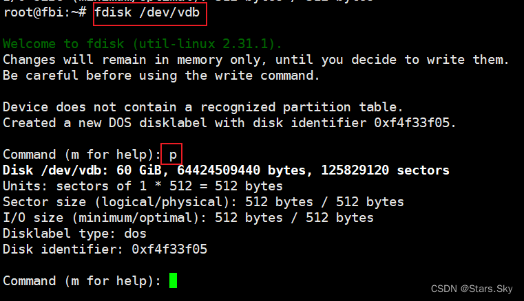 fdisk命令详解 分区格式_用fdisk命令对硬盘分区