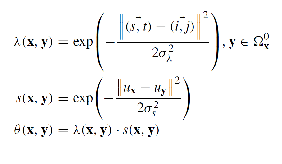 这个是相似度的计算公式