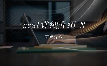 ncat详细介绍_NCT是什么"