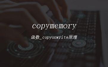 copymemory函数_copyonwrite原理"