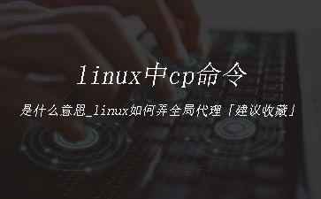 linux中cp命令是什么意思_linux如何弄全局代理「建议收藏」"