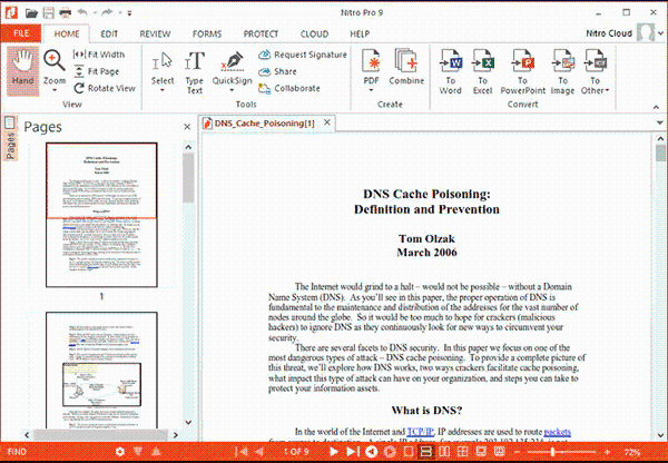 Nitro Pro PDF 文件编辑器