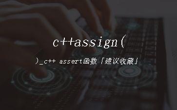 c++assign()_c++