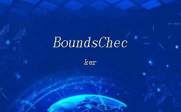 BoundsChecker"